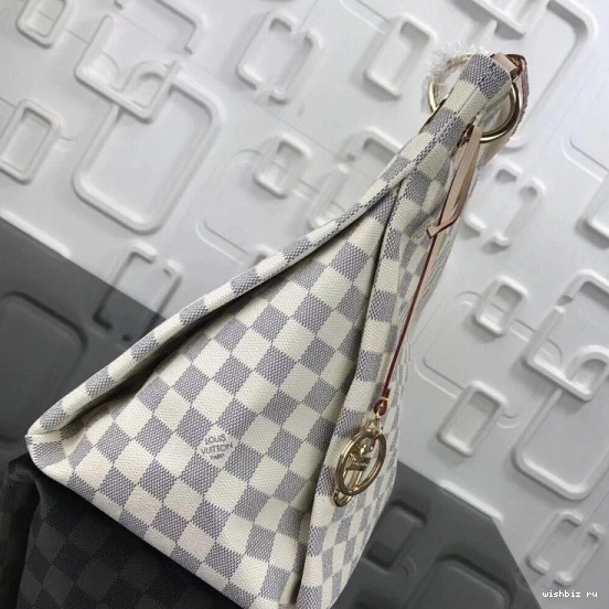 WIS VUITTON AZUR MM LOUIS ARTSY DAMIER BAG 0913